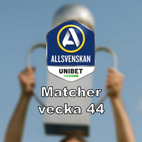 Vecka 44 i allsvenskan omgang 28 29 med tabellfokus