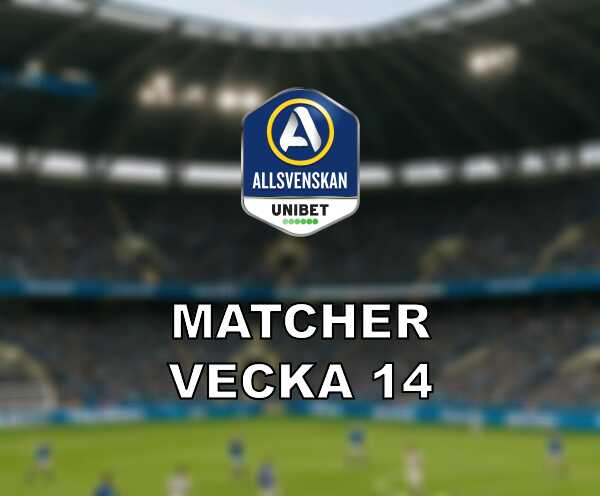 Allsvenskan i vecka 14 efterlangtad premiaromgang pa gras och plast