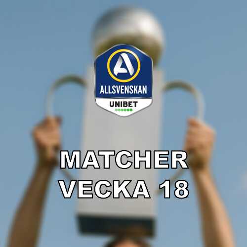 Vecka 18 i allsvenskan tidiga toppmoten och ett laddat derby