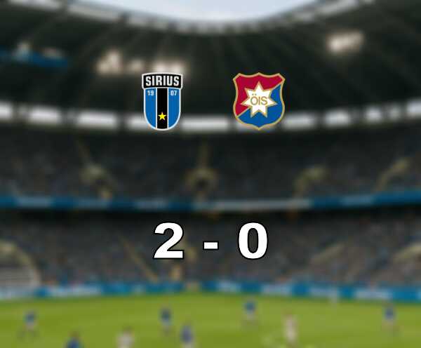 Stabil hemmaseger for sirius mot orgryte