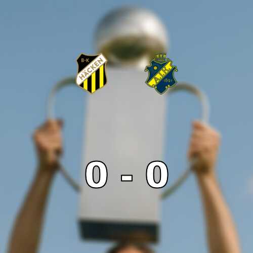 Mallost och skador nar bk hacken och aik delade pa poangen
