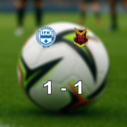 Delad poang nar ifk varnamo och ostersunds fk spelade oavgjort