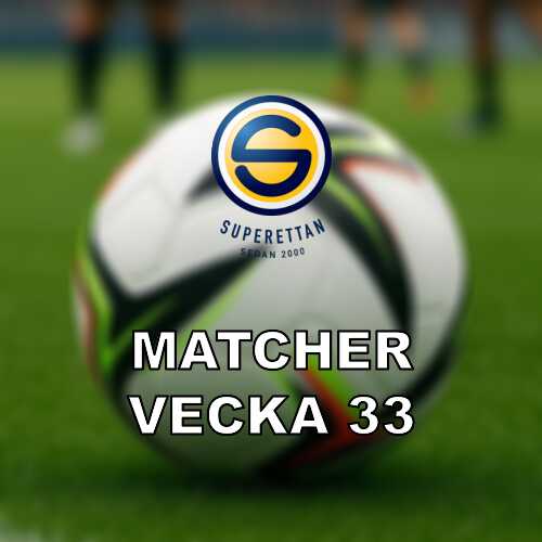 Vecka 33 i superettan hangmatcher och viktiga vagskal