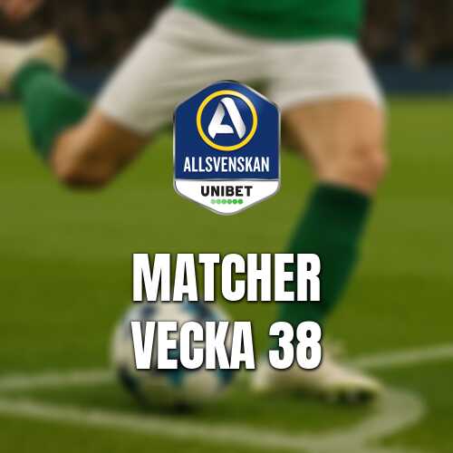 Allsvenskan i vecka 38 med full omgang och avgorande moten